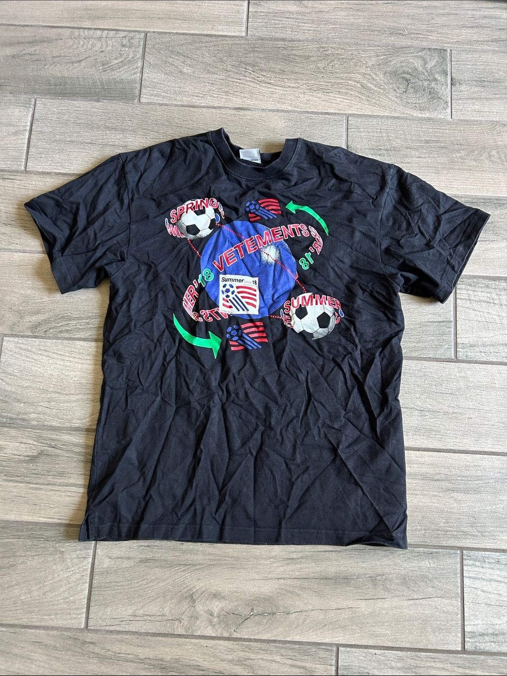 VETEMENTS SS18 POLO TEE SHIRT